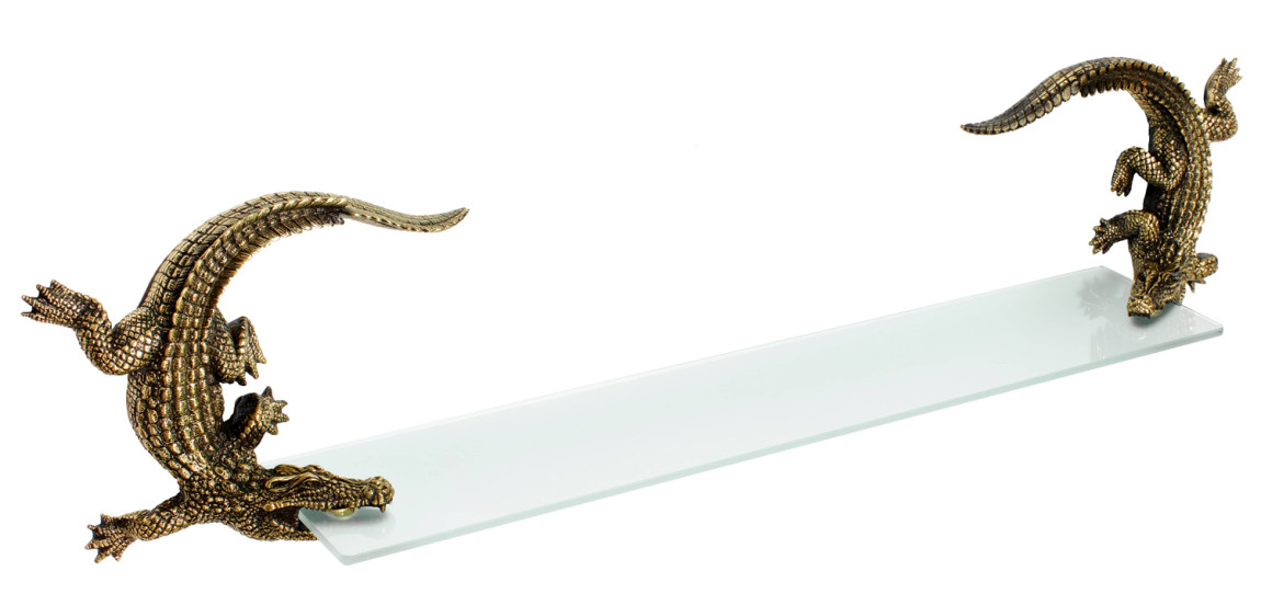 Полка для ванной Bronze Crocodiles