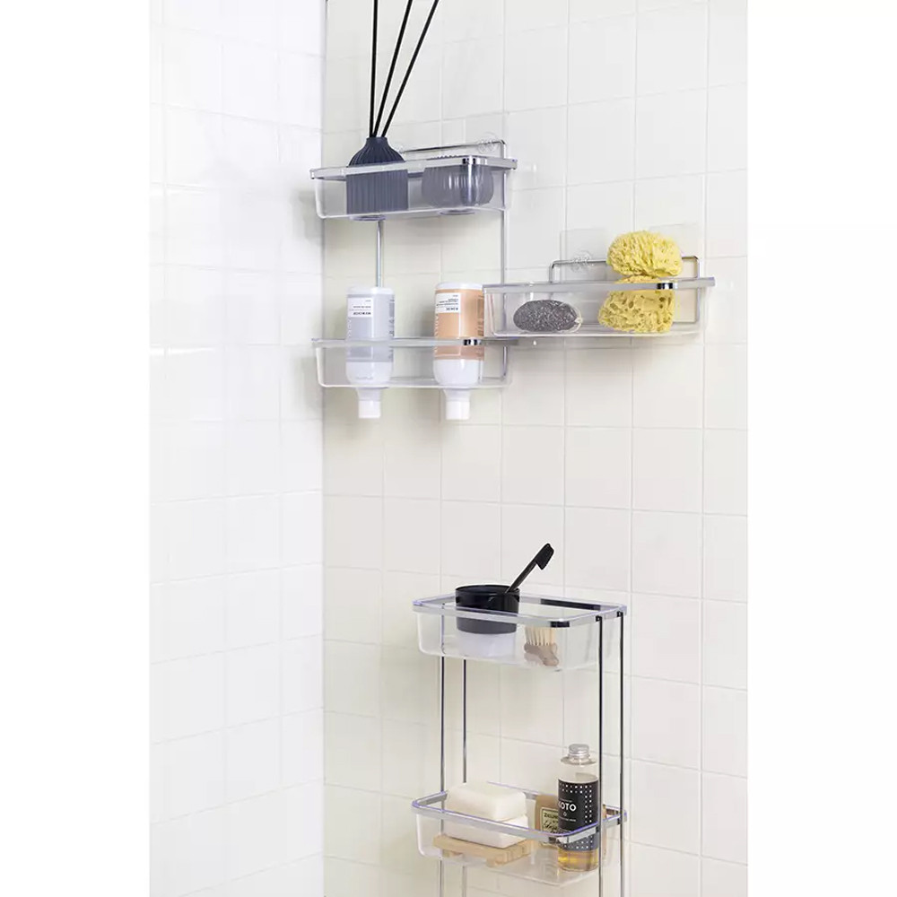 Полка напольная трехъярусная для ванной Bathroom Floor Shelf