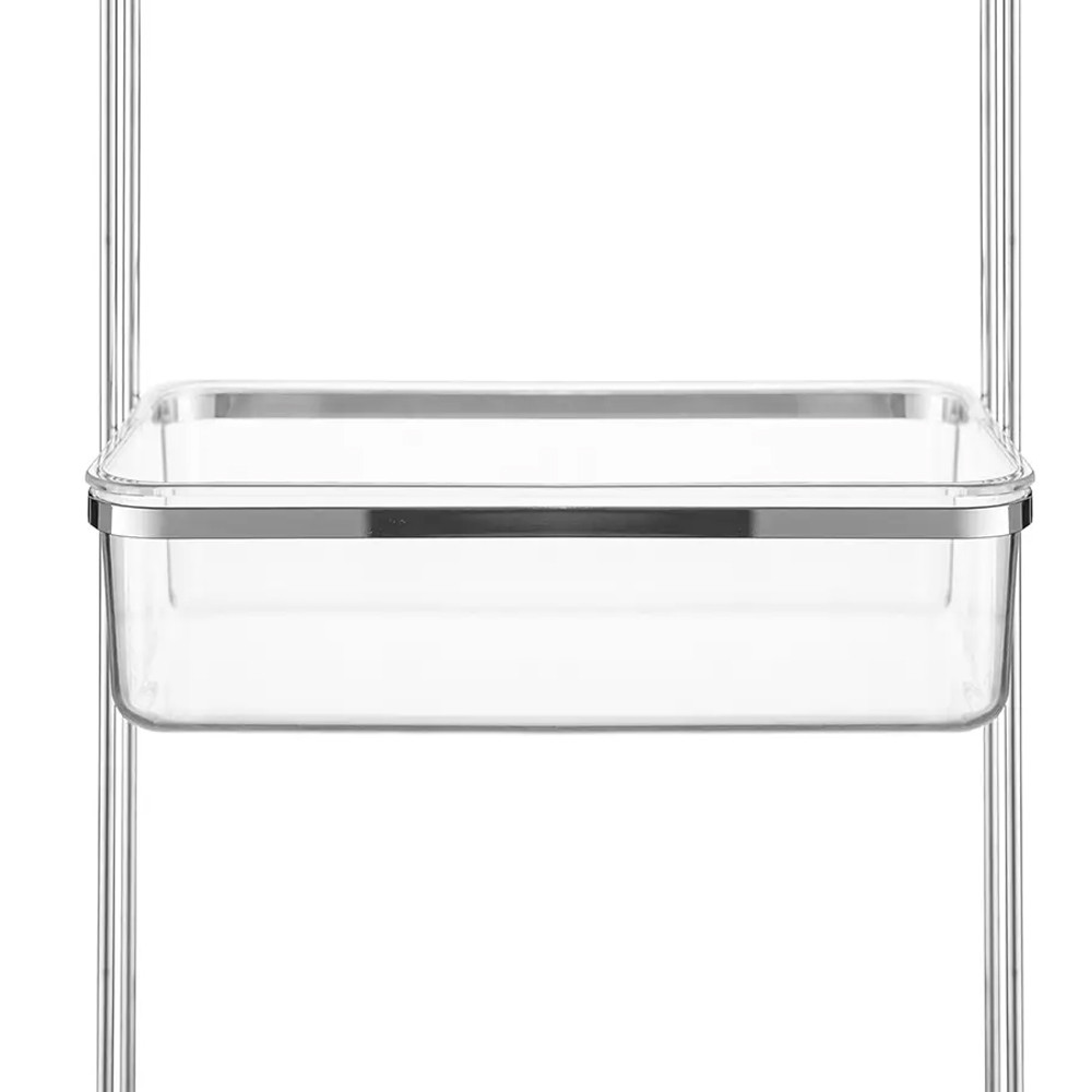 Полка напольная трехъярусная для ванной Bathroom Floor Shelf