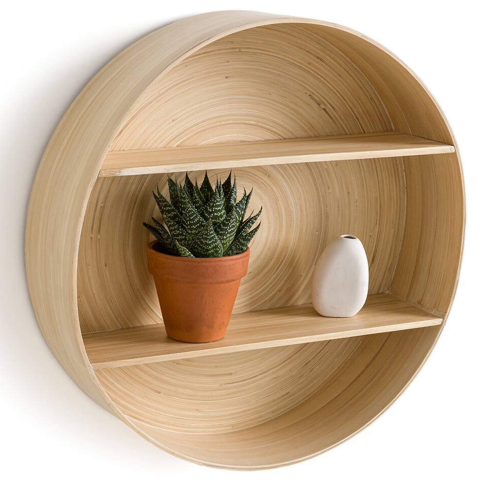 Полка настенная из бамбука Zenara