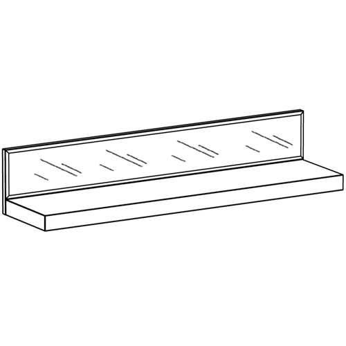 Полка с зеркальным декором Arden Mirror Shelf