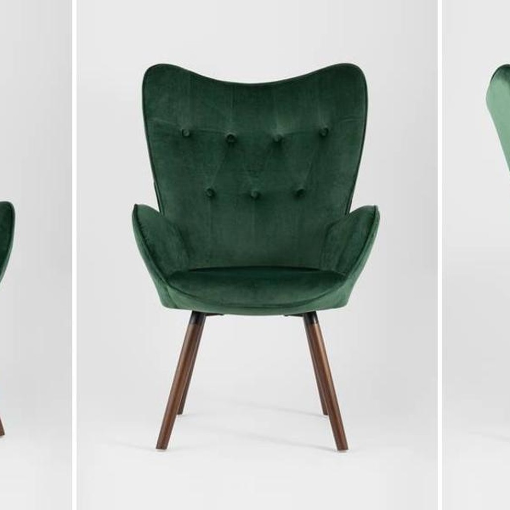 Полукресло Зеленый Велюр Grandee Chair