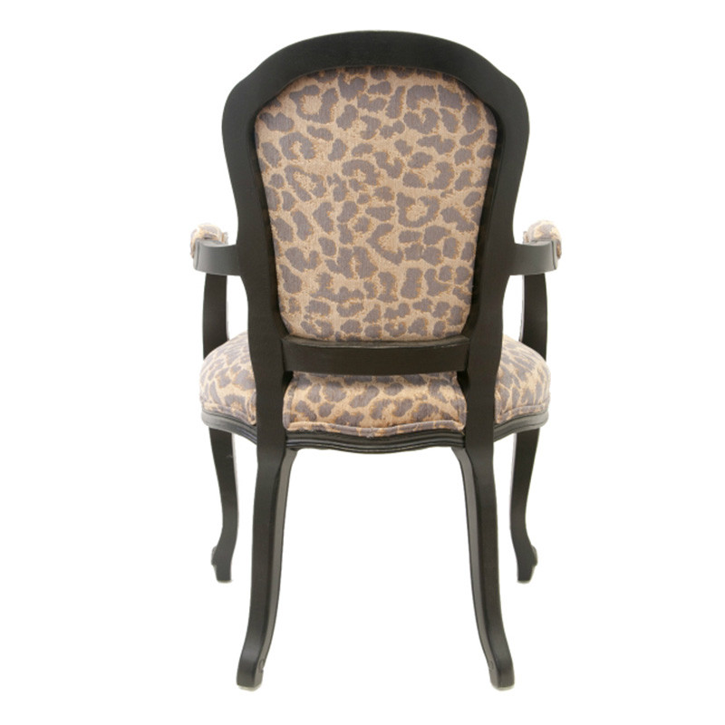 Полукресло с мягкой обивкой из льна на 4-х ножках из массива березы Gladys Armchair