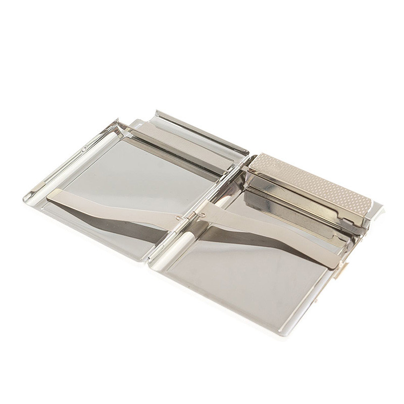 Портсигар на 20 сигарет с газовой зажигалкой из натурального камня Флогопит Stone Cigarettes Cases