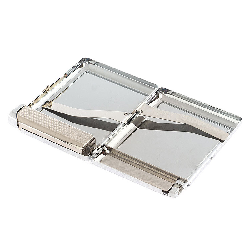 Портсигар на 20 сигарет с газовой зажигалкой из натурального камня Яшма Stone Cigarettes Cases