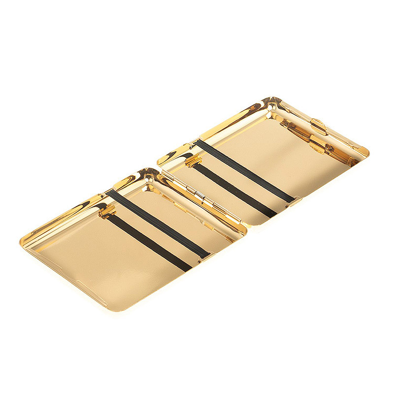 Портсигар на 20 сигарет с гравировкой природы в подарочной коробке Metal Cigarettes Cases