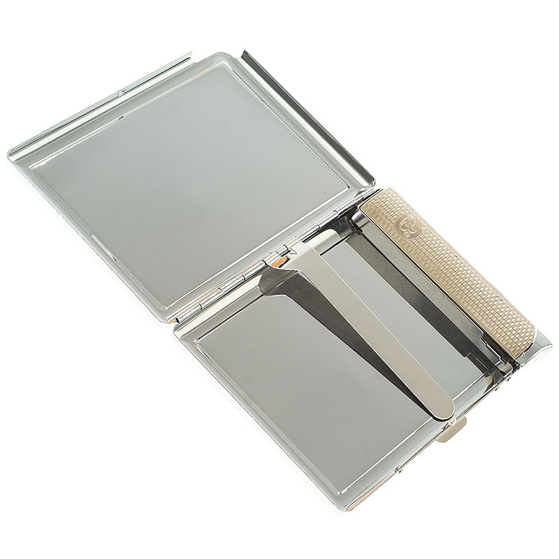 Портсигар с газовой зажигалкой из натурального камня Амазонит Stone Cigarettes Cases