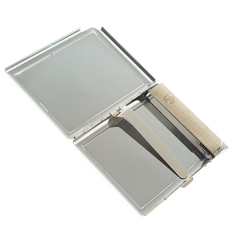 Портсигар с газовой зажигалкой из натурального камня Оникс Stone Cigarettes Cases