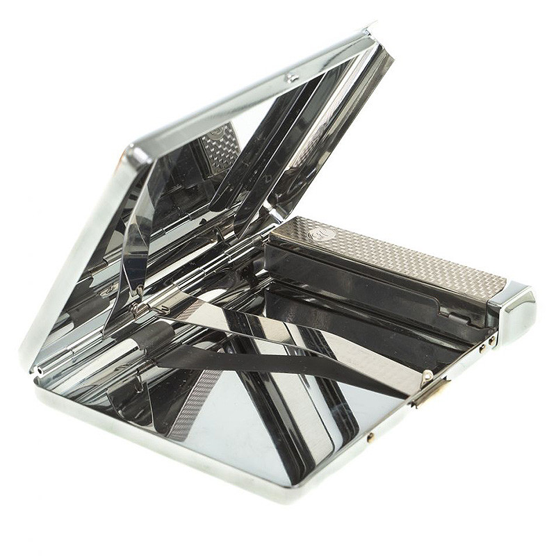 Портсигар с газовой зажигалкой из натурального камня Оникс Stone Cigarettes Cases