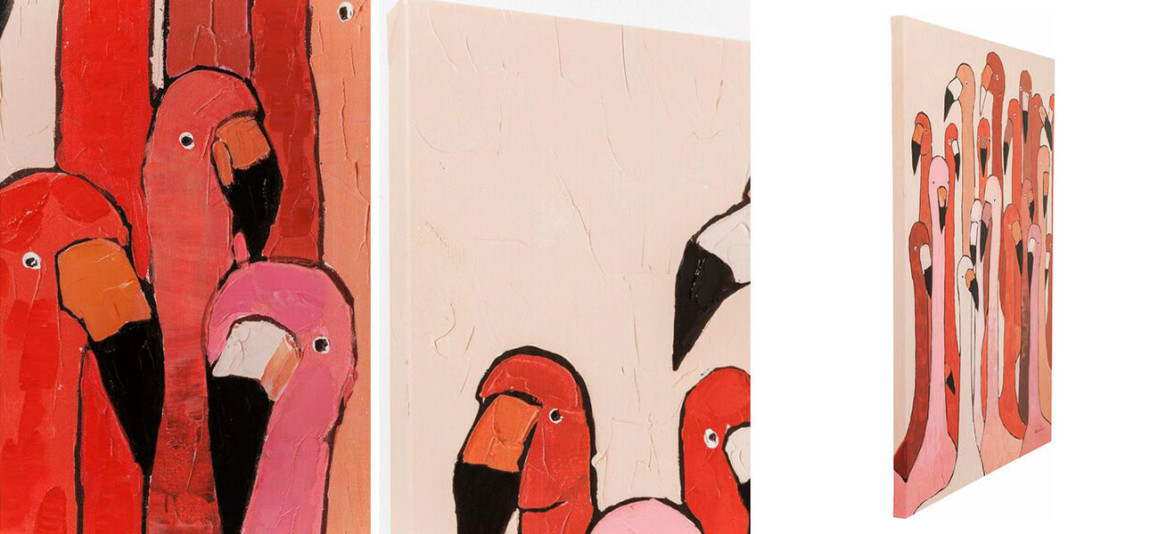 Постер A flock of Flamingos