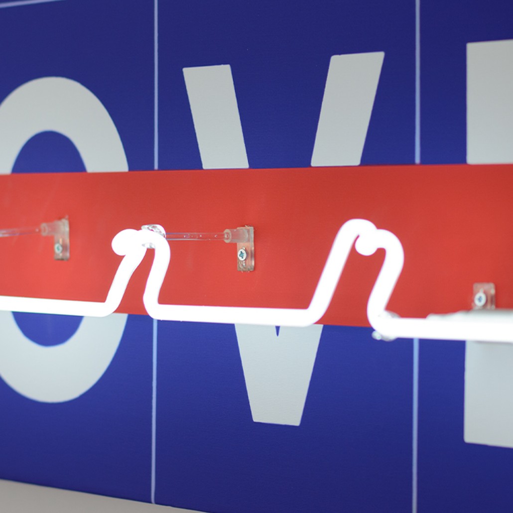 Постер Love is love blue