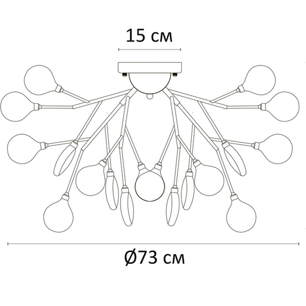 Потолочная люстра Ankor
