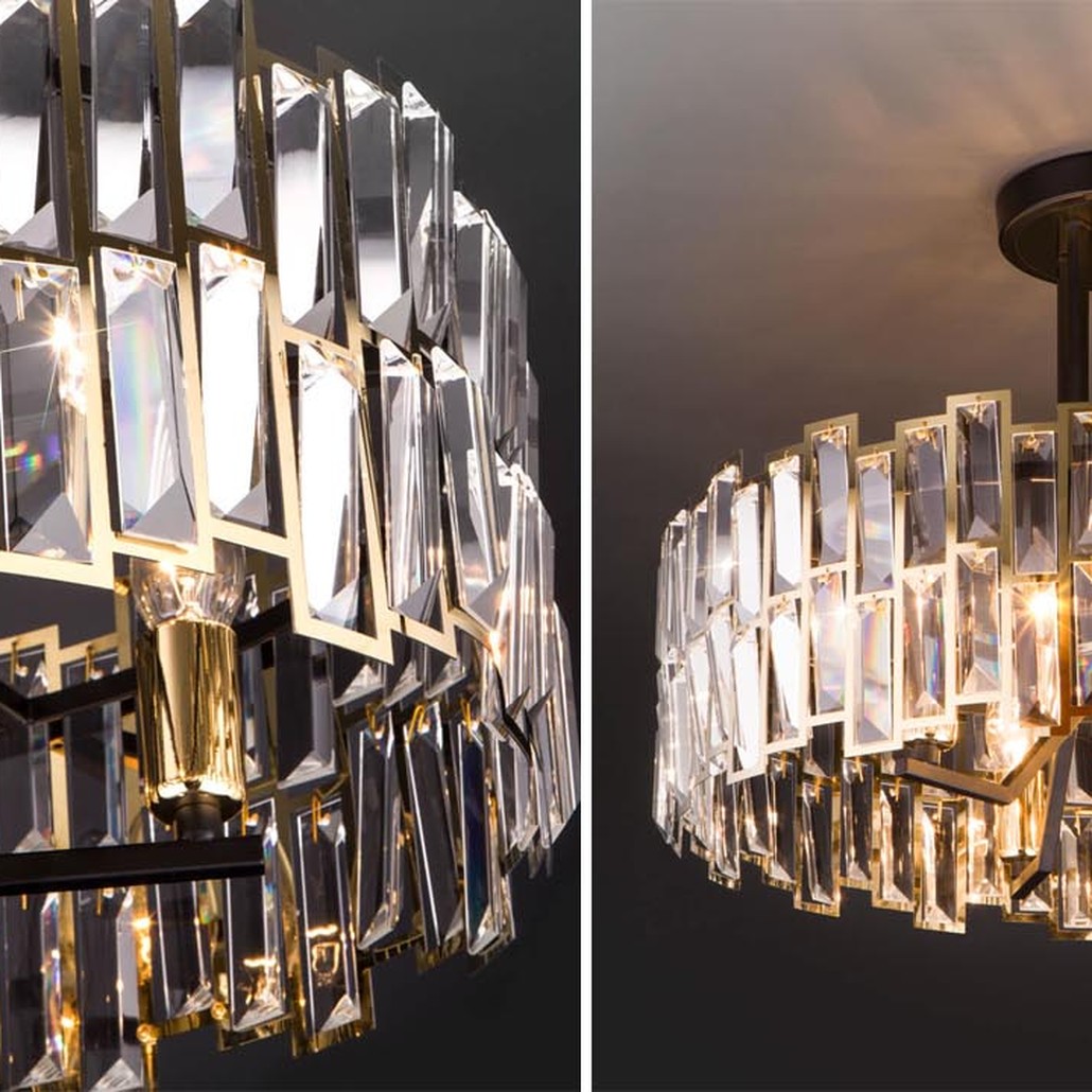Потолочная люстра Darkness Chandelier gold 53