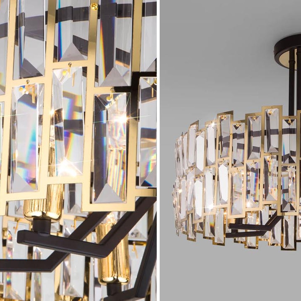 Потолочная люстра Darkness Chandelier gold 53