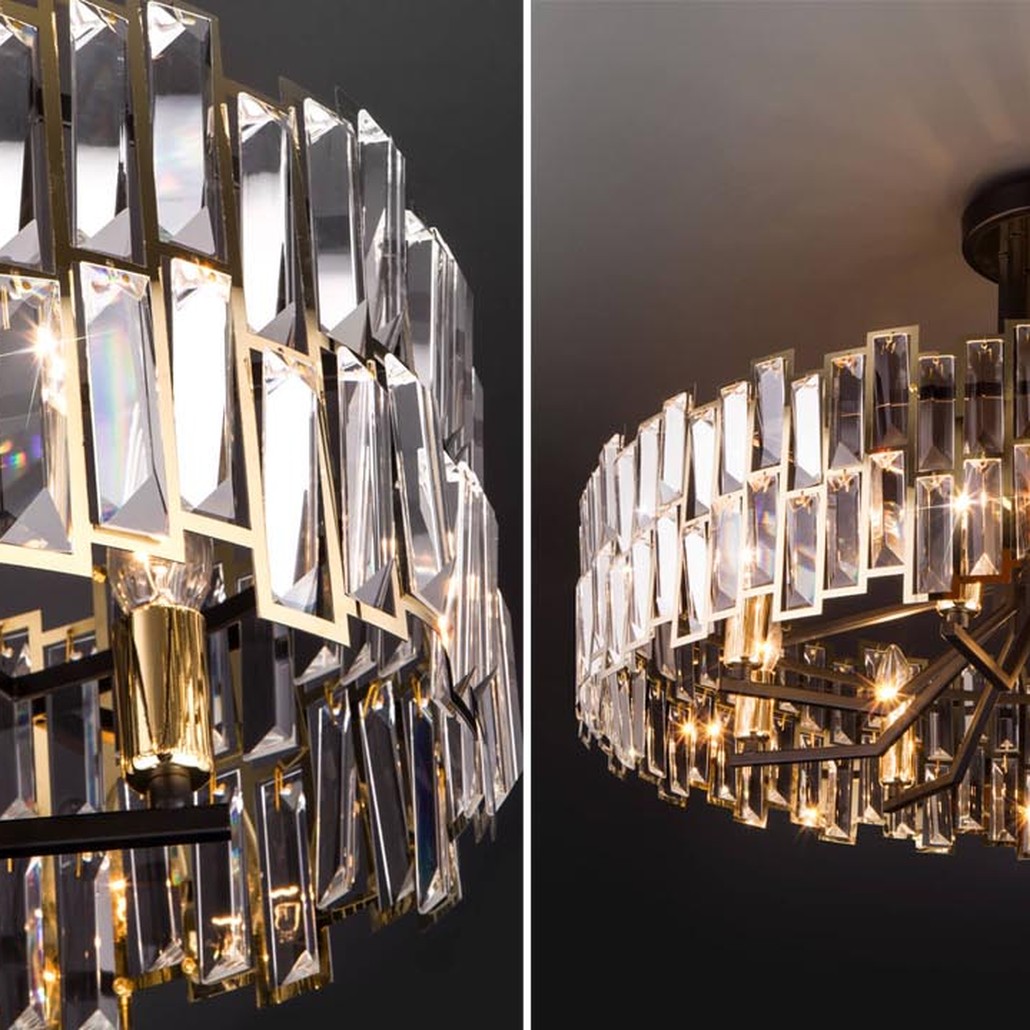 Потолочная люстра Darkness Chandelier gold 71