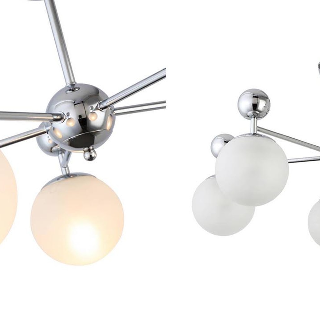Потолочная люстра Demian Chrome Chandelier
