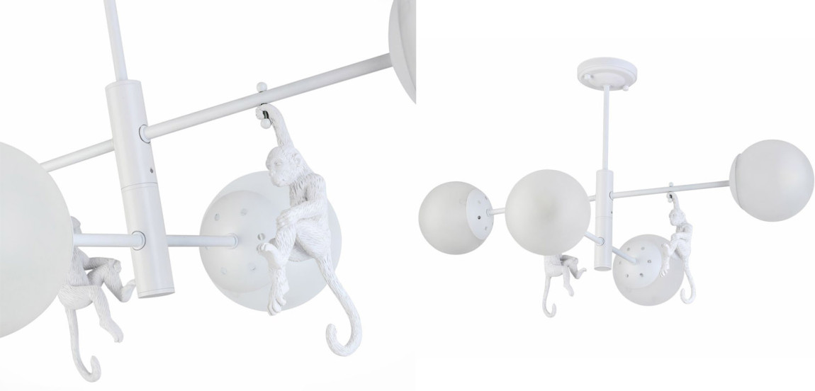 Потолочная люстра Hanging Monkey 4 lamp
