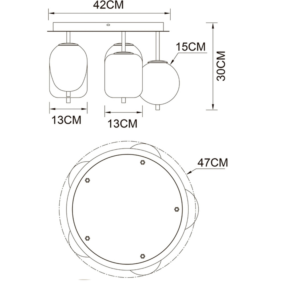 Потолочная люстра Lamp Phenix