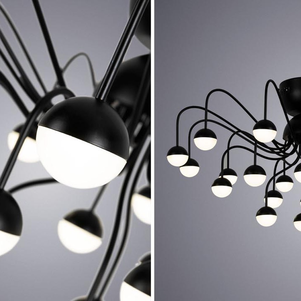 Потолочная люстра Vilelme Chandelier black