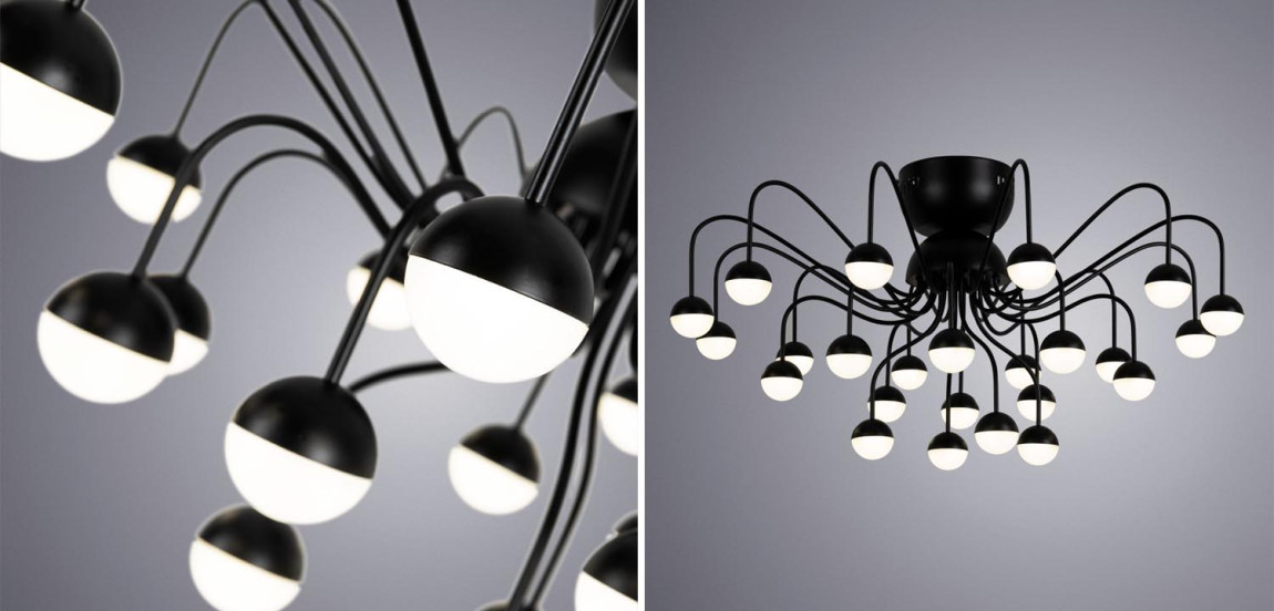 Потолочная люстра Vilelme Chandelier black