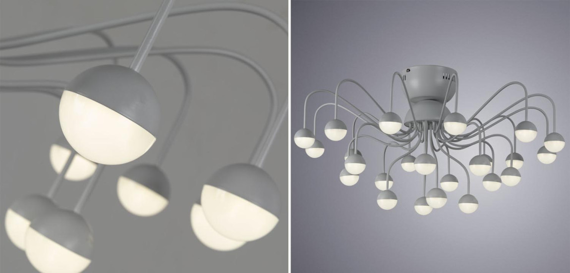 Потолочная люстра Vilelme Chandelier white