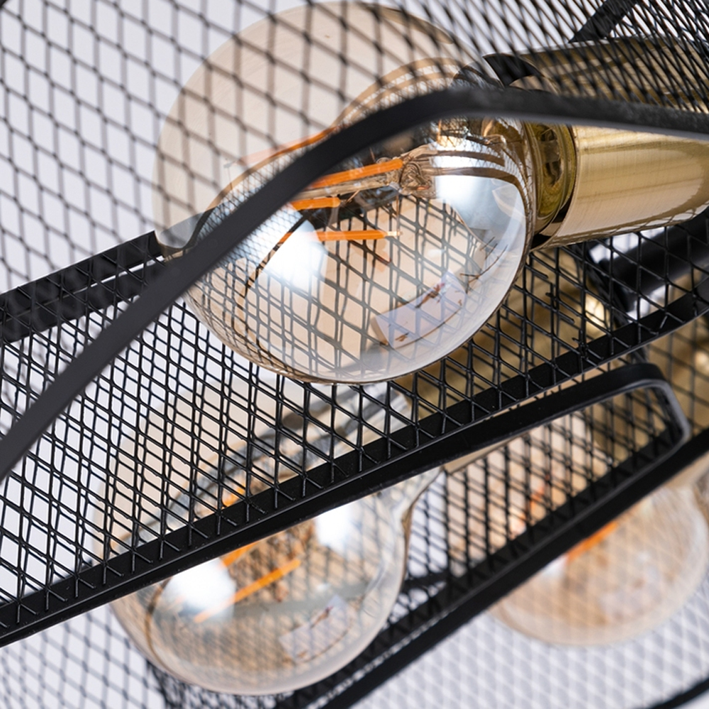 Потолочная люстра в стиле лофт Amber