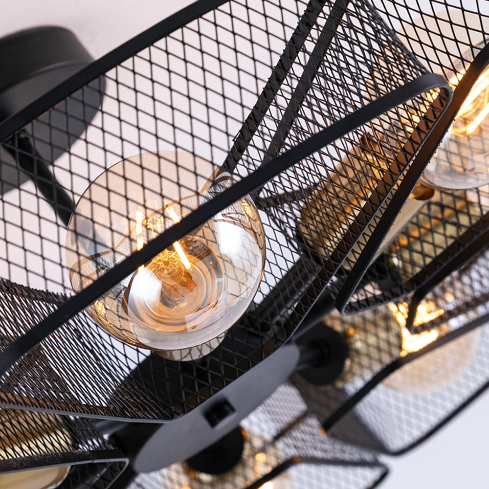 Потолочная люстра в стиле лофт Amber