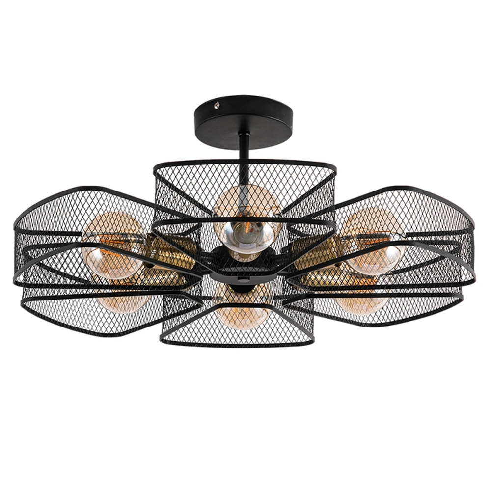 Потолочная люстра в стиле лофт Amber