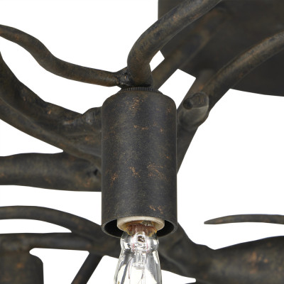 Потолочная люстра круглая в виде веток Branched Tree Chandeliers