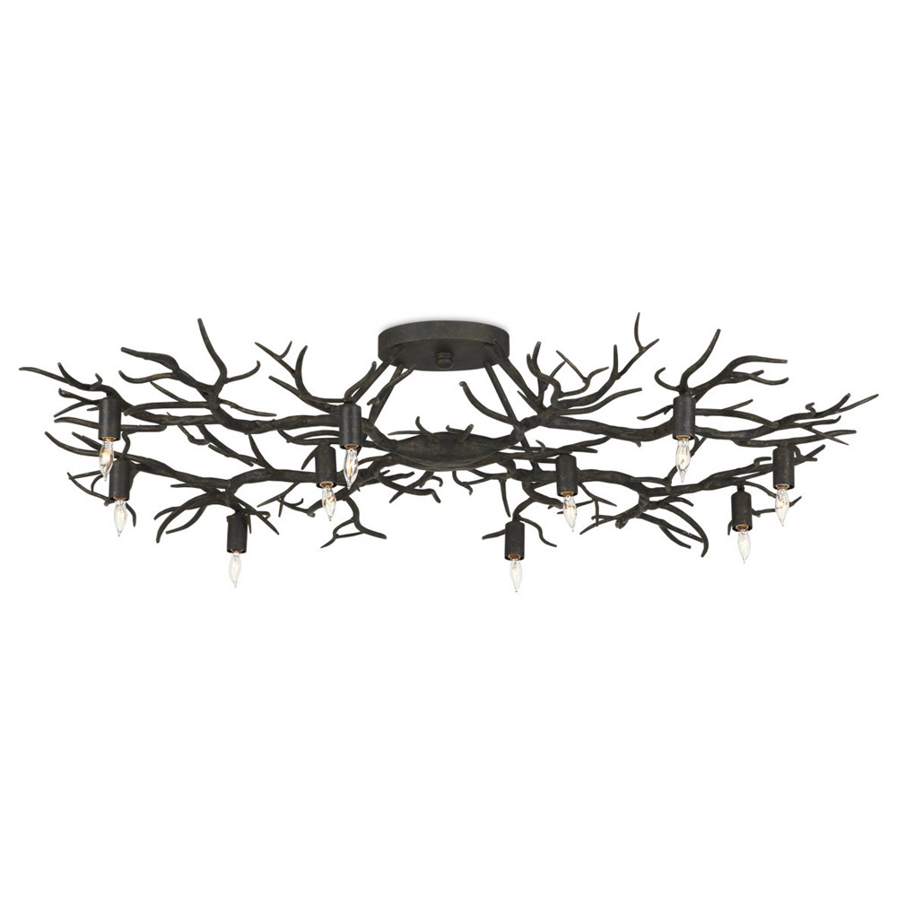 Потолочная люстра круглая в виде веток Branched Tree Chandeliers