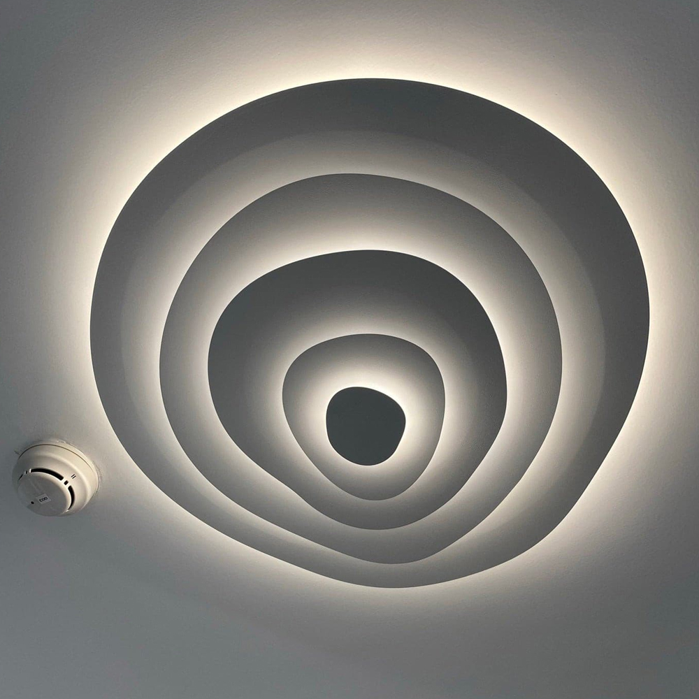 Потолочная люстра круглая многослойная Multilayering