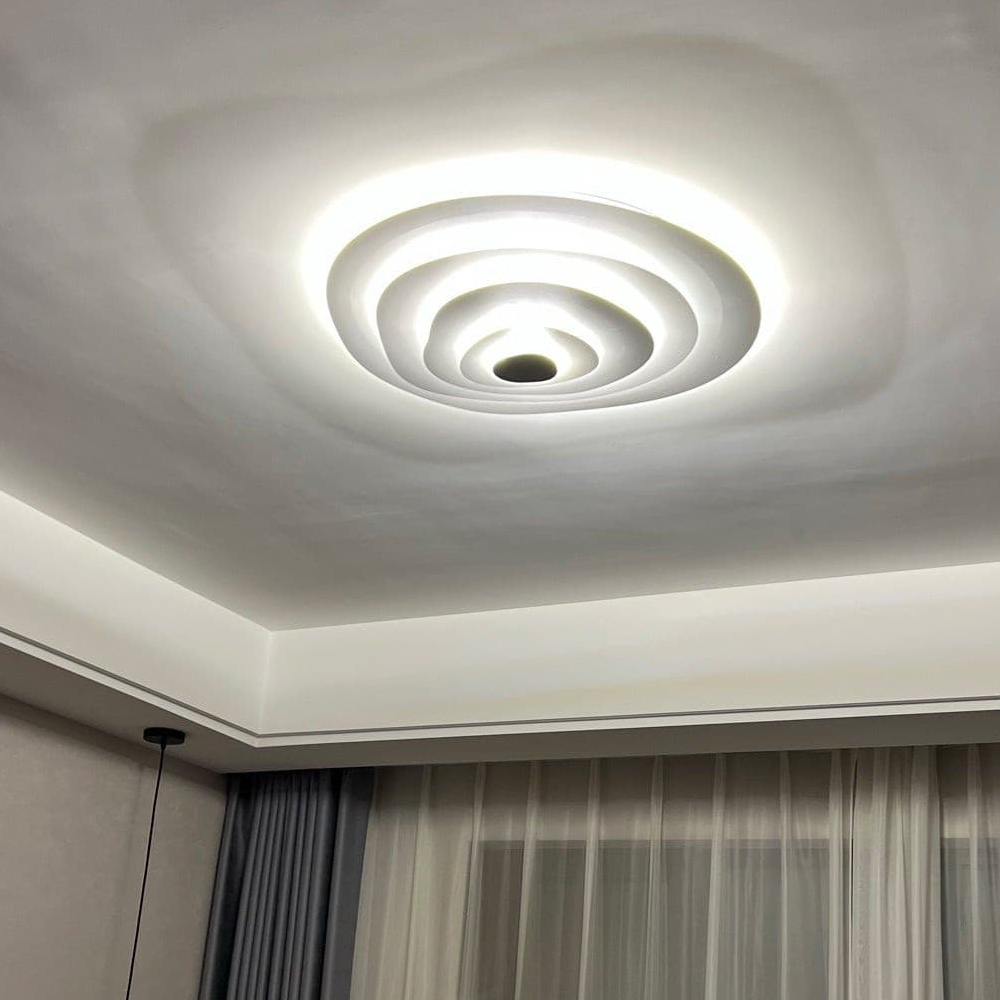 Потолочная люстра круглая многослойная Multilayering