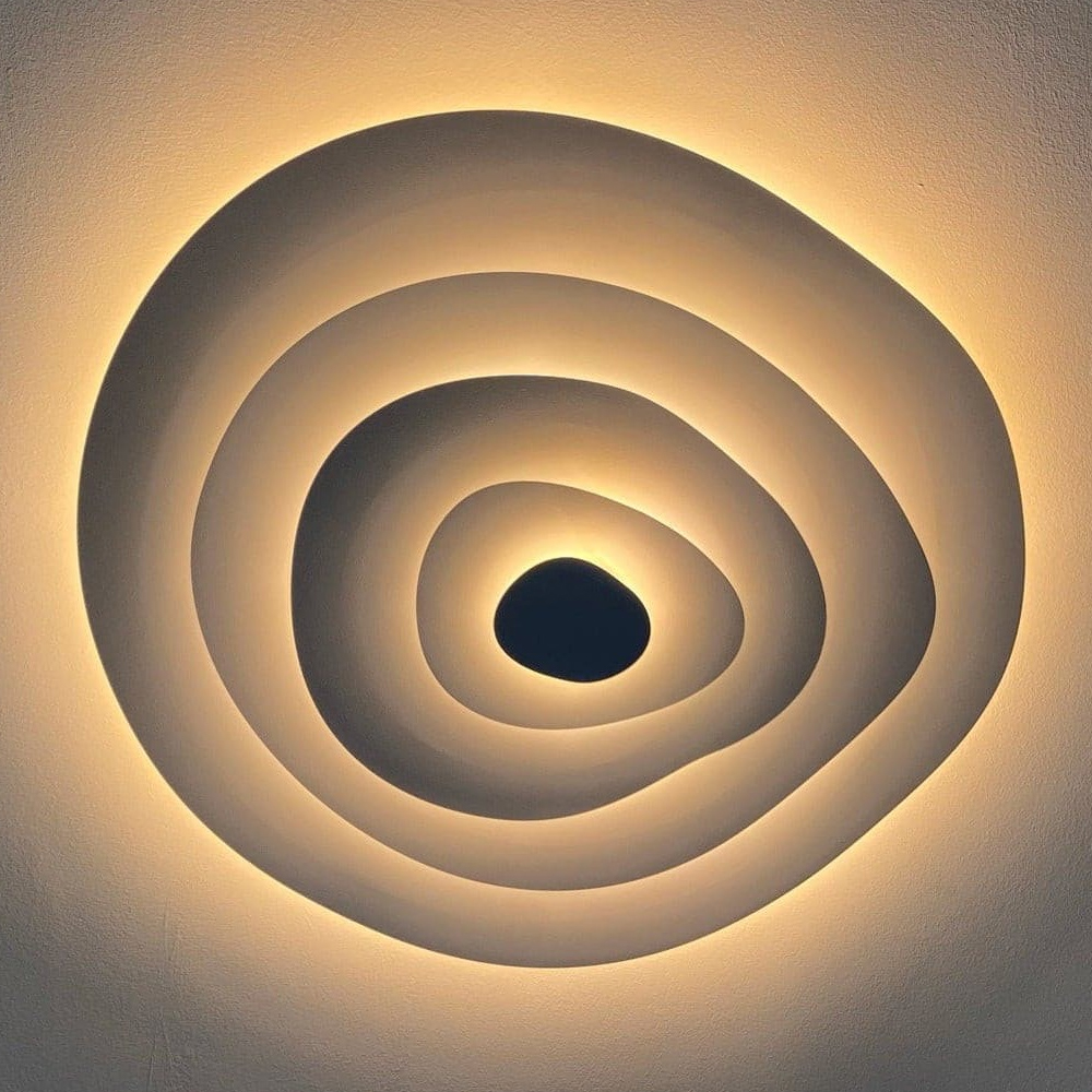 Потолочная люстра круглая многослойная Multilayering