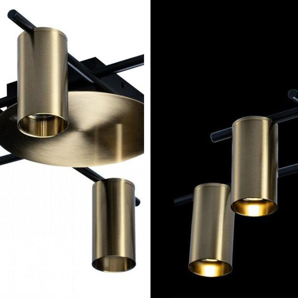 Потолочный светильник Aigle Ceiling Light 6 Латунь