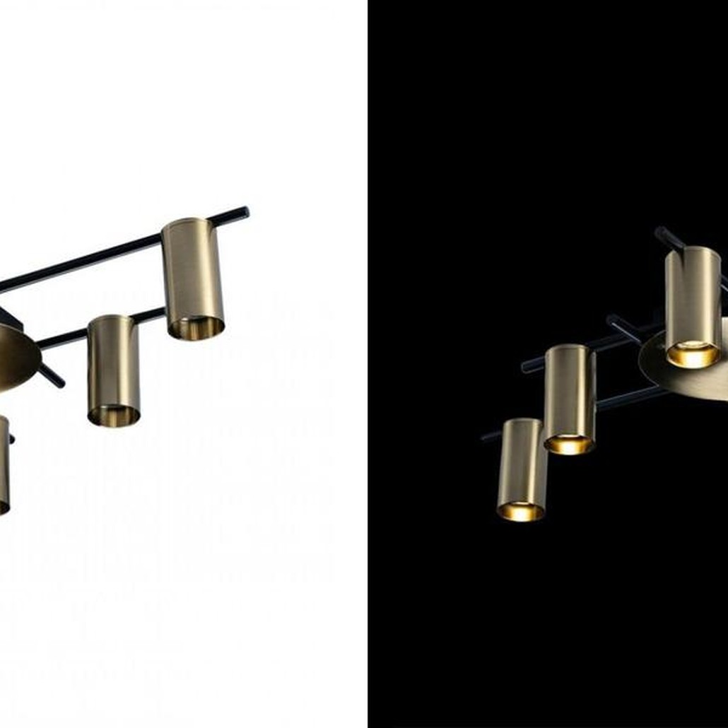 Потолочный светильник Aigle Ceiling Light 6 Латунь