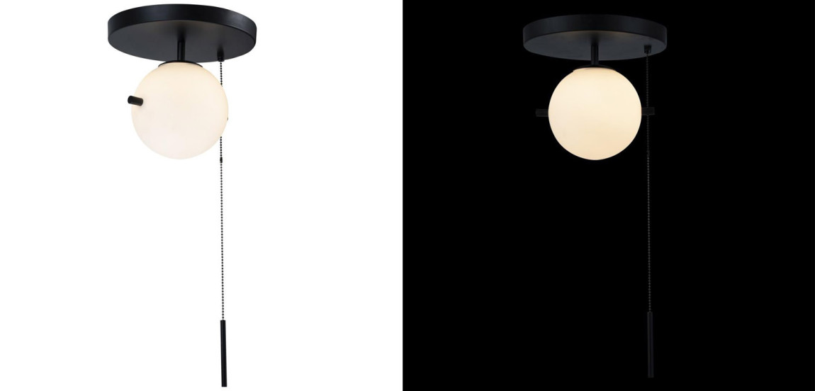 Потолочный светильник Alston black