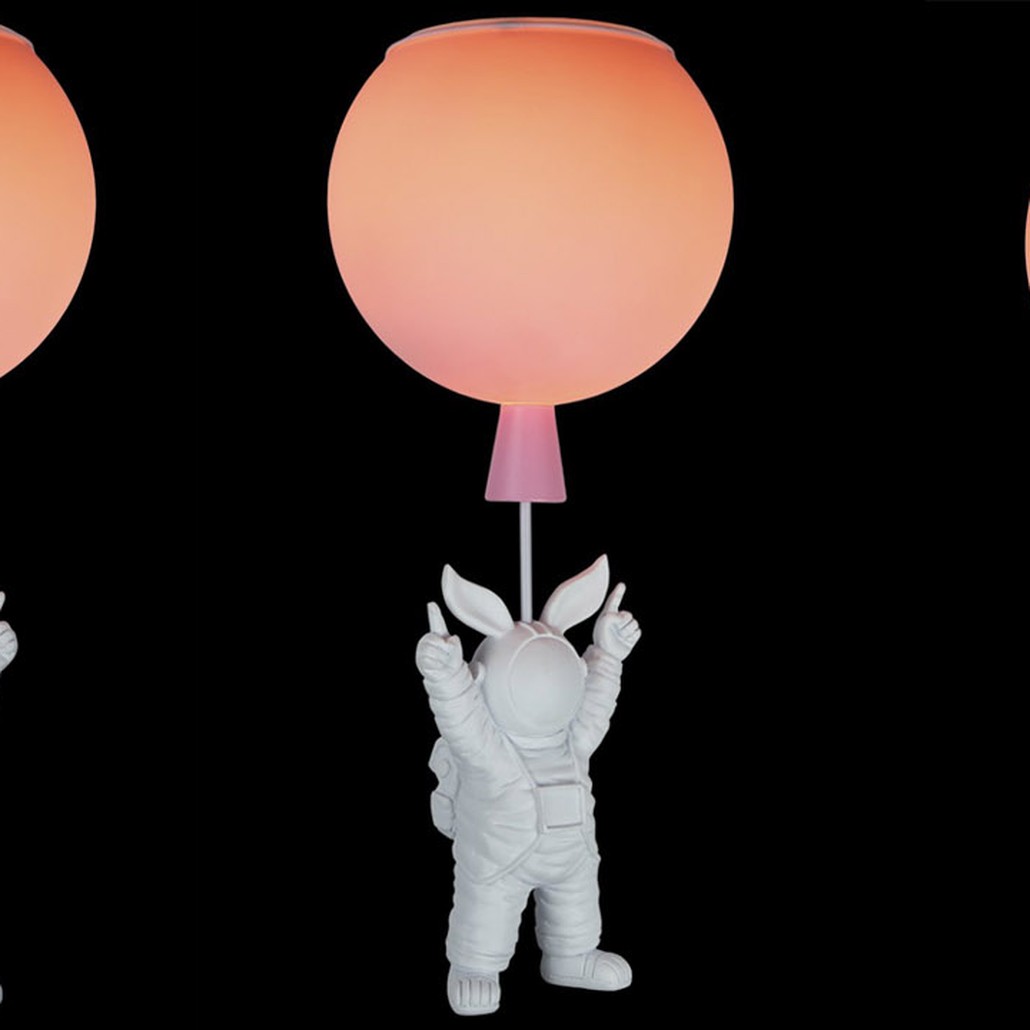 Потолочный светильник Cosmonaut pink ball