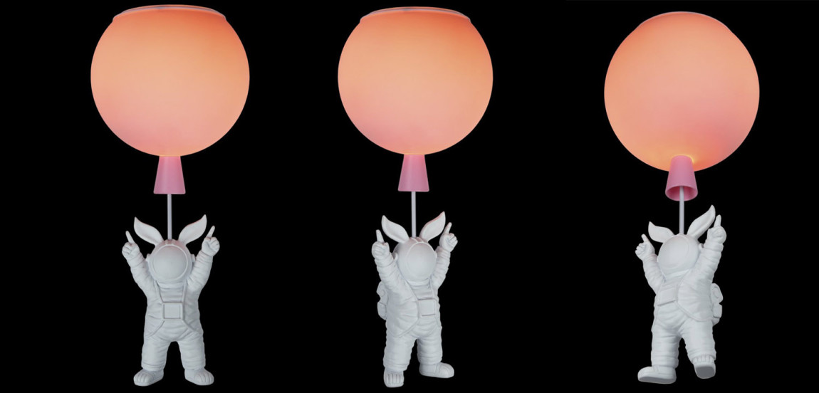 Потолочный светильник Cosmonaut pink ball