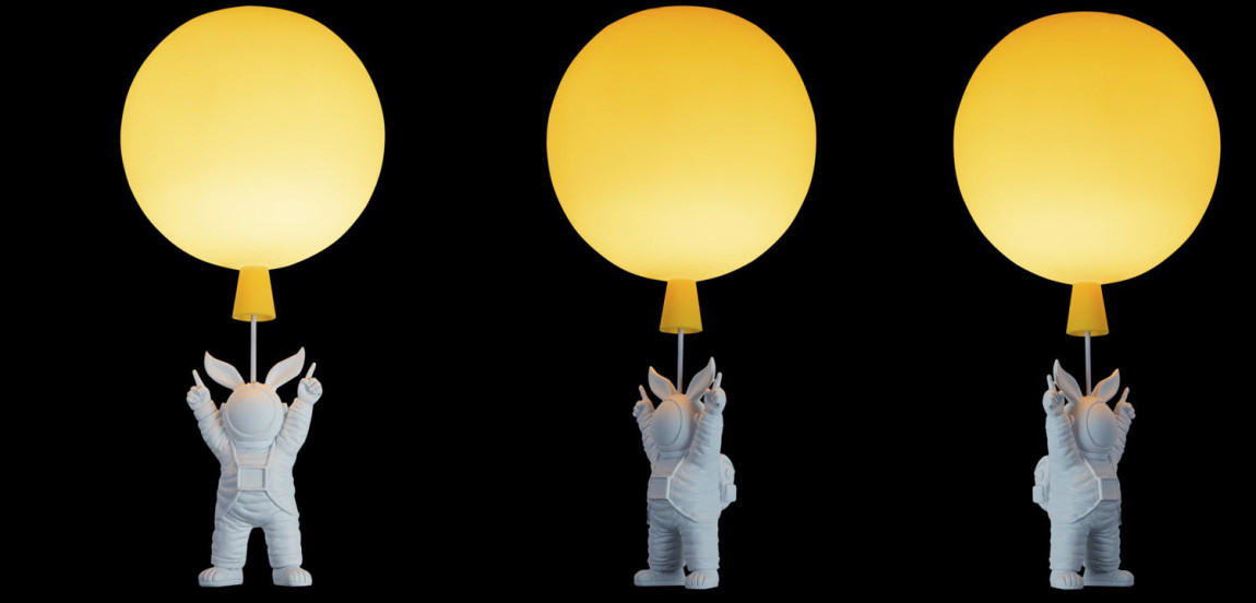 Потолочный светильник Cosmonaut yellow ball