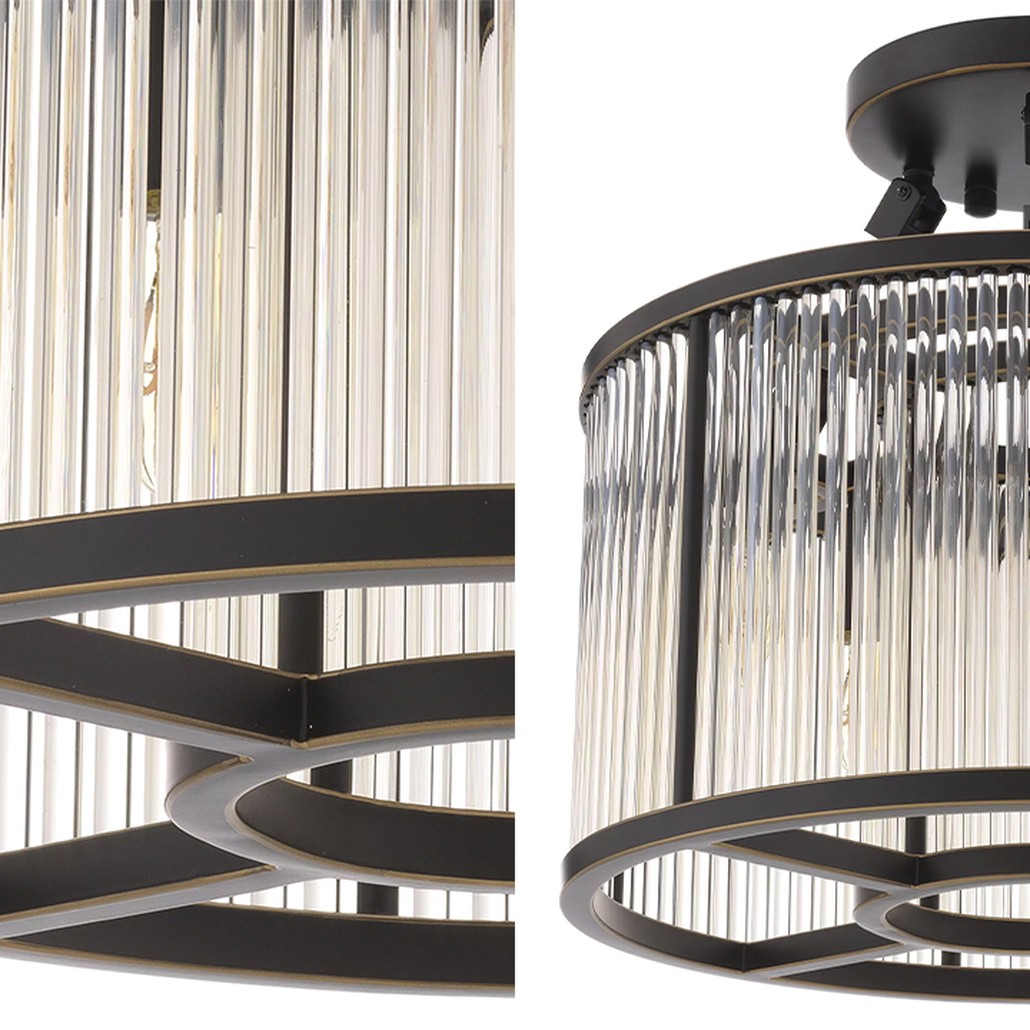 Потолочный светильник Eichholtz Ceiling Lamp Bernardi S Bronze