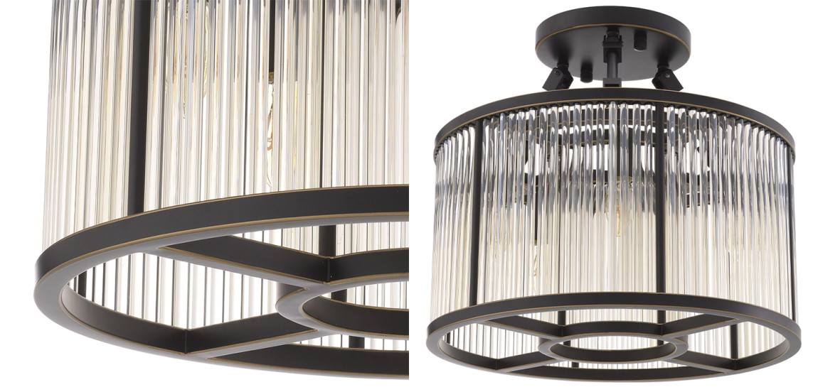 Потолочный светильник Eichholtz Ceiling Lamp Bernardi S Bronze