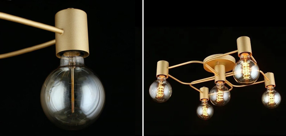 Потолочный светильник Galvanize На 5 ламп