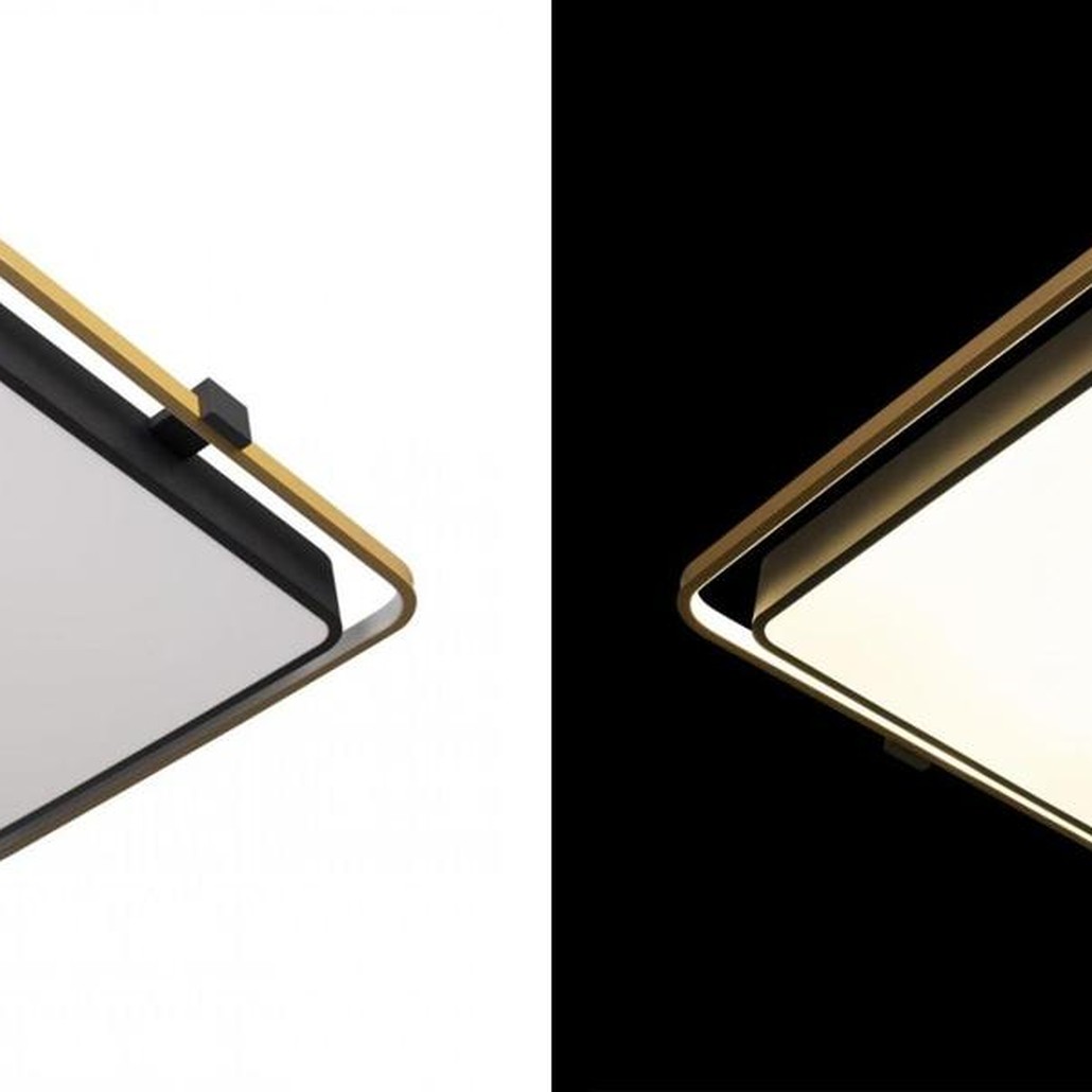 Потолочный светильник Gold Square Saturn