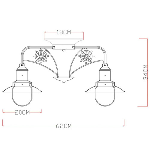 Потолочный светильник Helm Light