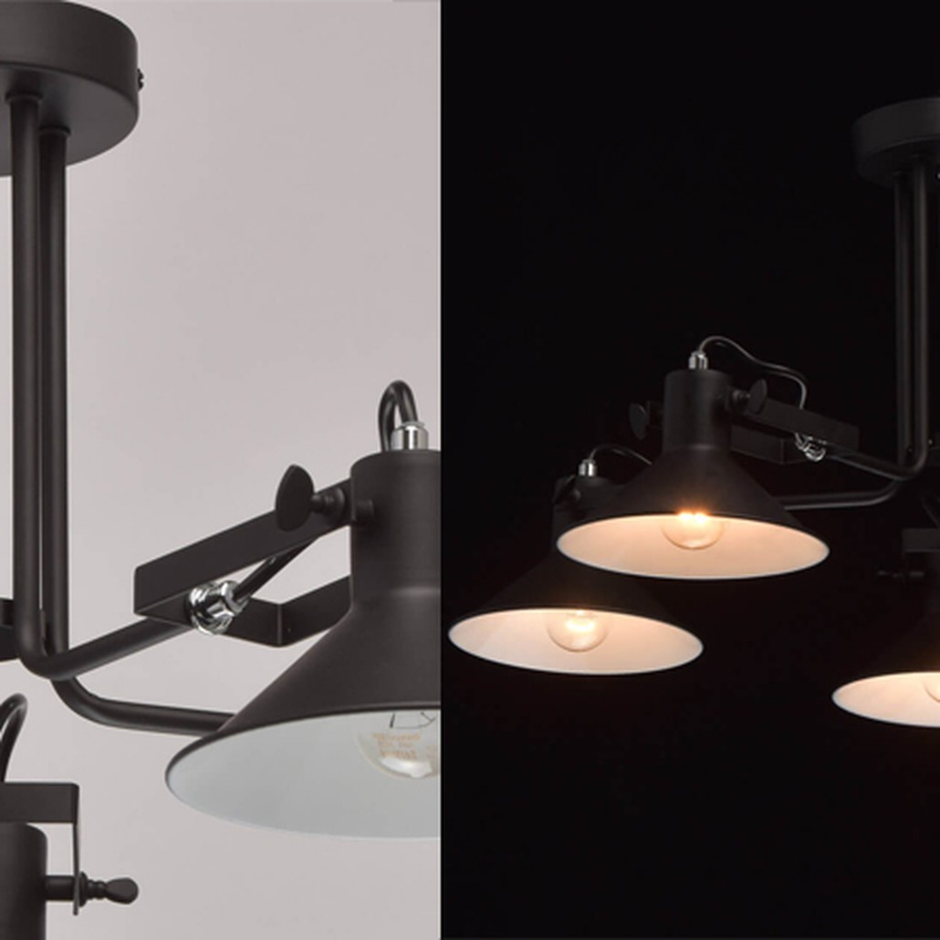 Потолочный светильник Rotating Light Black