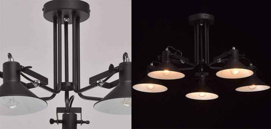 Потолочный светильник Rotating Light Black