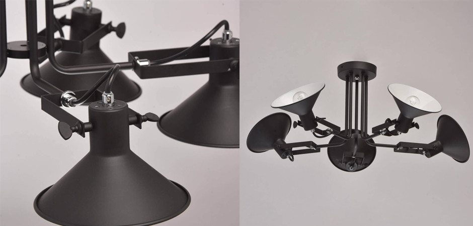 Потолочный светильник Rotating Light Black