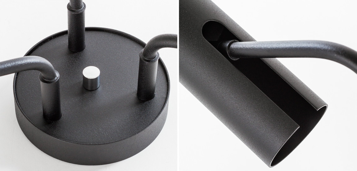 Потолочный светильник Tibo Branches Trumpet Tube black 3