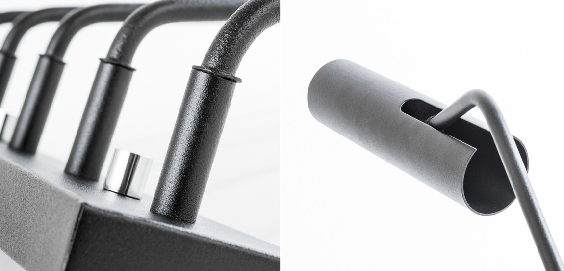 Потолочный светильник Tibo Branches Trumpet Tube black 6