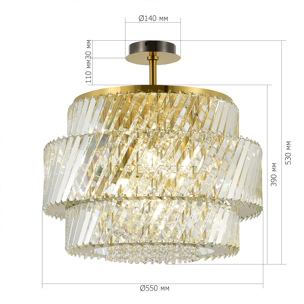 Потолочный светильник в классическом обрамлении Light Connoisseurs Beauty